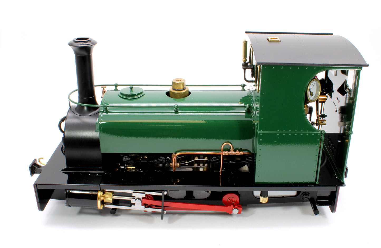 0-4-0 Hunslet Saddle Tank 'Lilla' Mid Brunswick Green (Radio Control, Insulated Wheels) Steam Locomotive