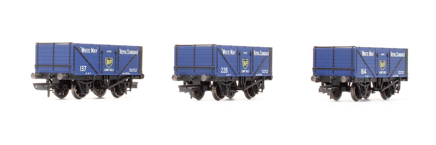Pre-Owned GV6014 Set Of 3 BP 7 Plank Open Wagons