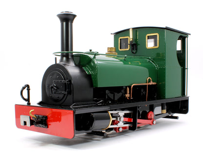 0-4-0 Hunslet Saddle Tank 'Lilla' Mid Brunswick Green (Radio Control, Insulated Wheels) Steam Locomotive