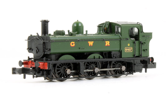 Pre-Owned Class 64XX Pannier Tank 6407 GWR Green Steam Locomotive