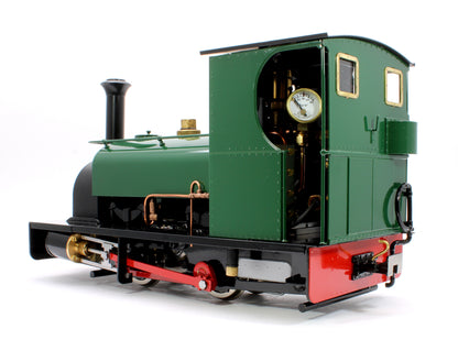 0-4-0 Hunslet Saddle Tank 'Lilla' Mid Brunswick Green (Radio Control, Insulated Wheels) Steam Locomotive