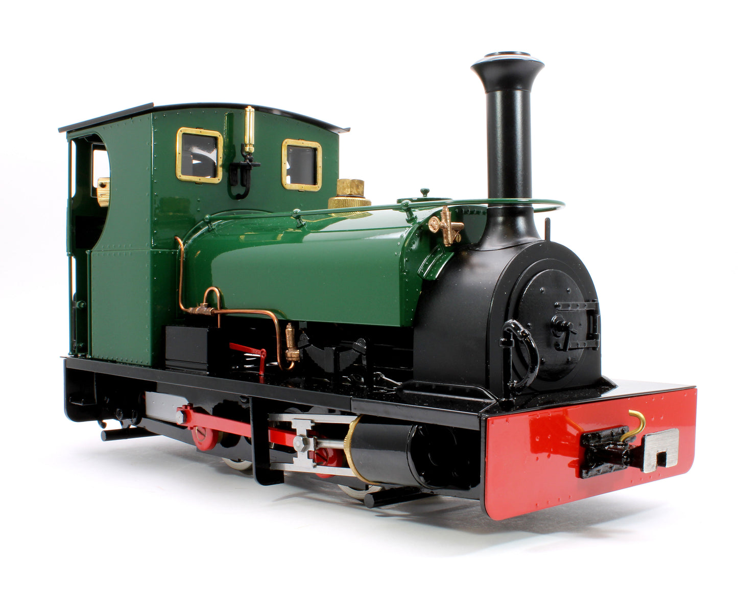 0-4-0 Hunslet Saddle Tank 'Lilla' Mid Brunswick Green (Radio Control, Insulated Wheels) Steam Locomotive