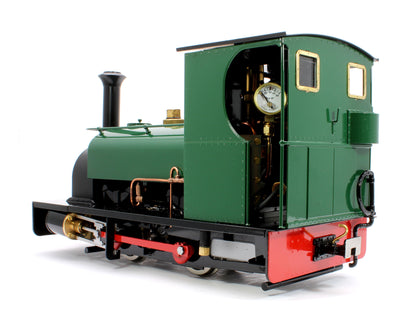 0-4-0 Hunslet Saddle Tank 'Lilla' Mid Brunswick Green (Radio Control, Insulated Wheels) Steam Locomotive