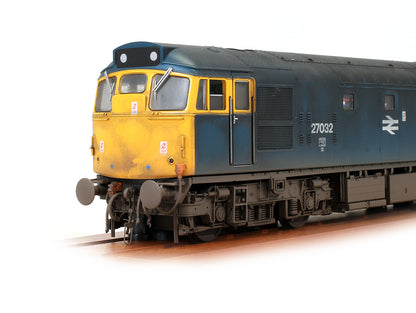 Pre-Owned BR Blue Class 27032 (Highland Stags) Diesel Locomotive - Weathered