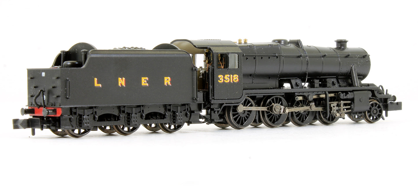 Pre-Owned 372-160 LNER O6 Class 3518 LNER Black Steam Locomotive