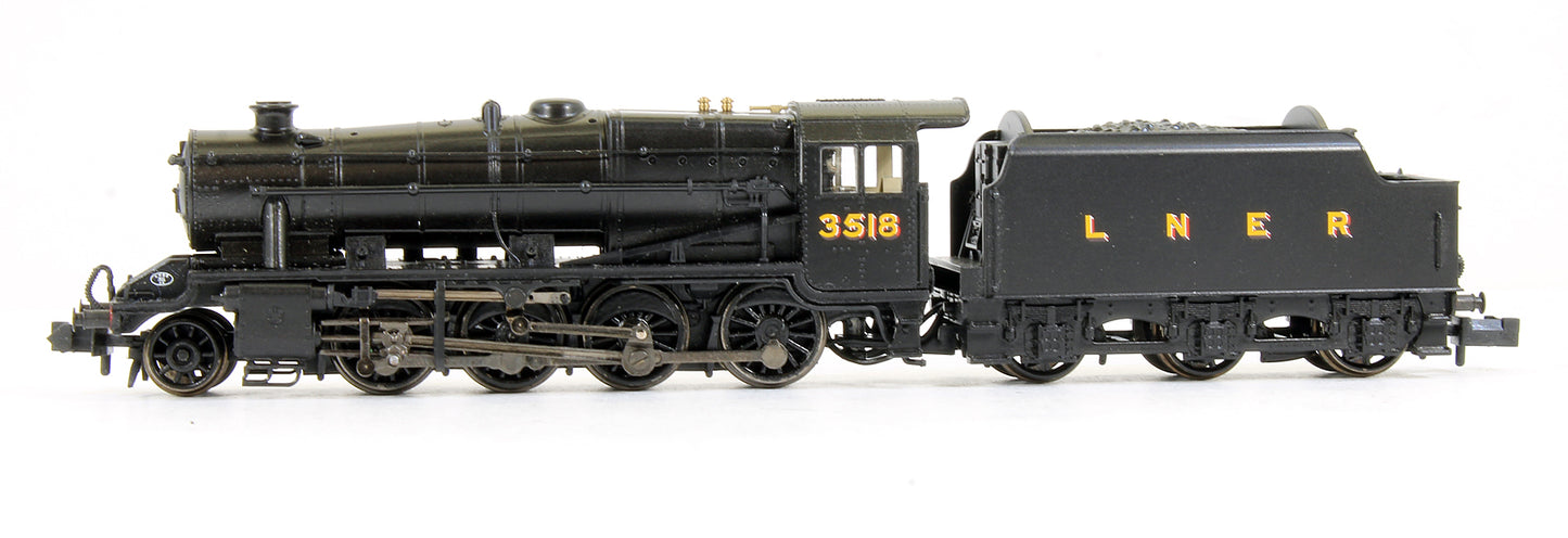 Pre-Owned 372-160 LNER O6 Class 3518 LNER Black Steam Locomotive