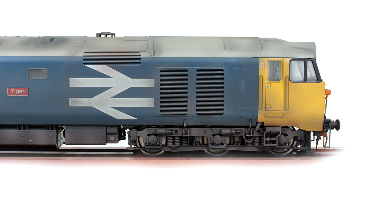 Pre-Owned BR Large Logo Blue Class 50028 'Tiger' Diesel Locomotive - Custom Weathered