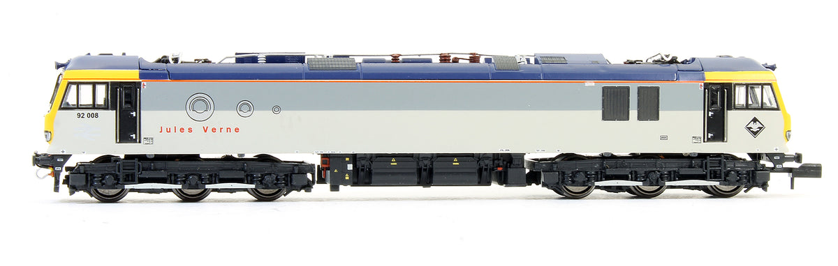 Pre-Owned Class 92 008 'Jules Verne' Railfreight Triple Grey Livery Electric Locomotive - DCC Fitted
