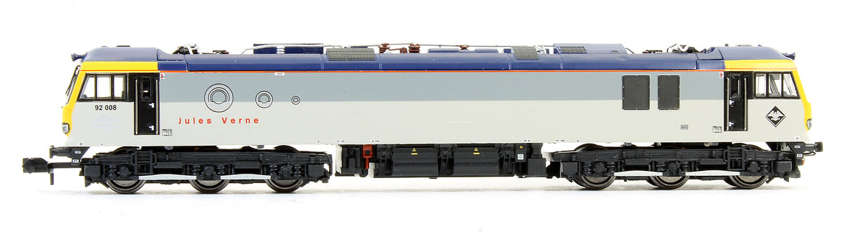 Pre-Owned Class 92 008 'Jules Verne' Railfreight Triple Grey Livery Electric Locomotive - DCC Fitted