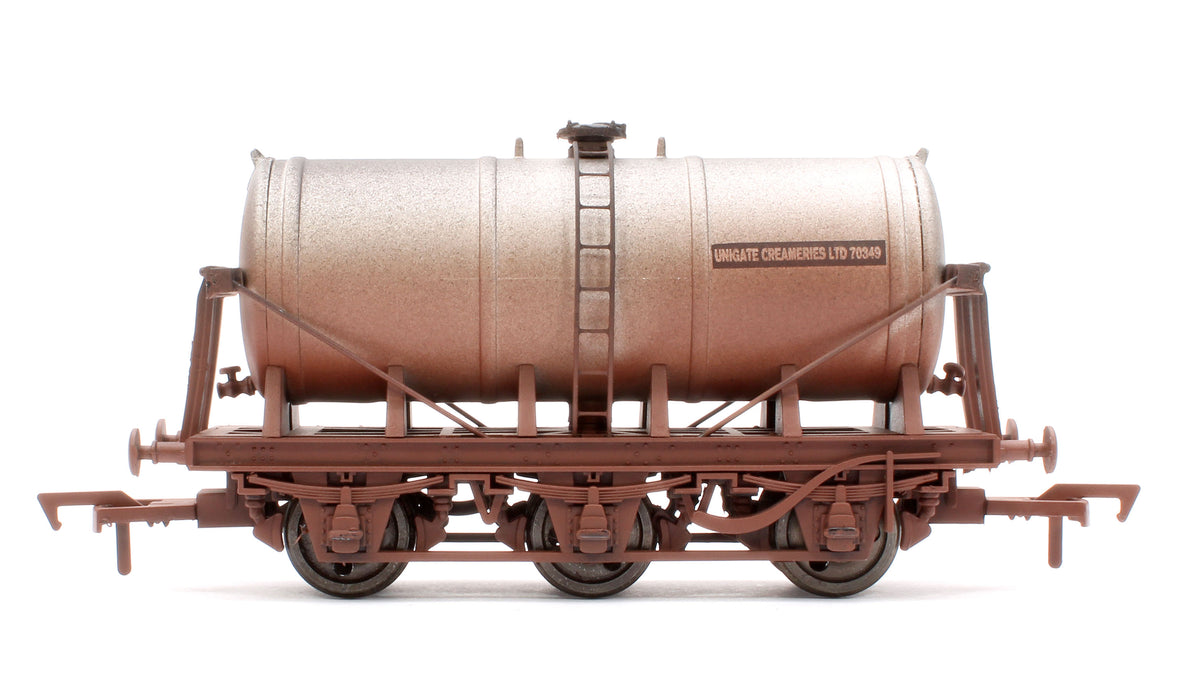 6 Wheel Milk Tank Unigate Creameries 70349 - Weathered