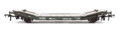 Pre-Owned 929009 LNER / LMS 25T Machine Wagons LOWMAC 'ZVV' ADM700703 - Engineers Olive with Load