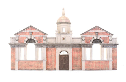 Pre-Owned Low Relief Municipal Building