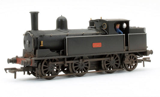 Pre-Owned 35-050 LNWR Webb Coal Tank in LNWR Plain Black 0-6-2 No.1054 - Custom Weathered - DCC Sound