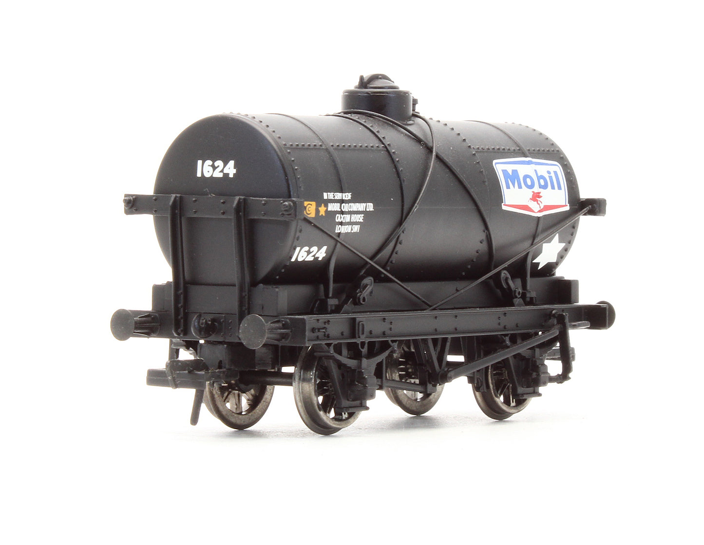 Pre-Owned 14 Ton Tank Wagon With Large Filler 'Mobil Oil' No.1624
