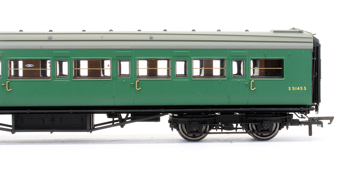 Pre-Owned BR (Ex SR) Green Maunsell Composite Coach 'S 5145 S'