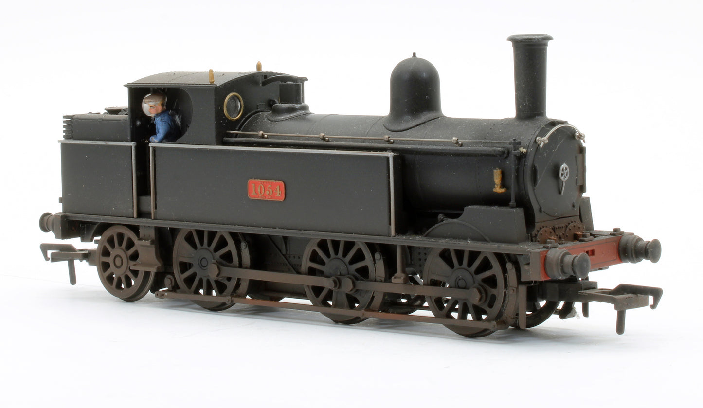 Pre-Owned 35-050 LNWR Webb Coal Tank in LNWR Plain Black 0-6-2 No.1054 - Custom Weathered - DCC Sound