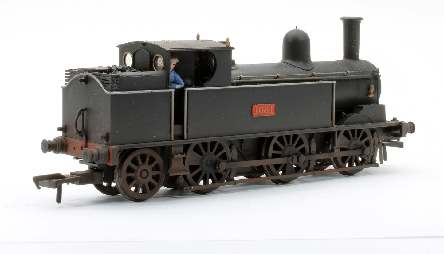 Pre-Owned 35-050 LNWR Webb Coal Tank in LNWR Plain Black 0-6-2 No.1054 - Custom Weathered - DCC Sound
