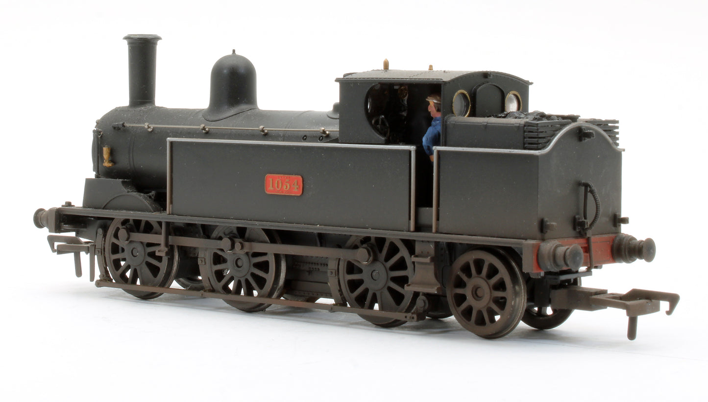 Pre-Owned 35-050 LNWR Webb Coal Tank in LNWR Plain Black 0-6-2 No.1054 - Custom Weathered - DCC Sound