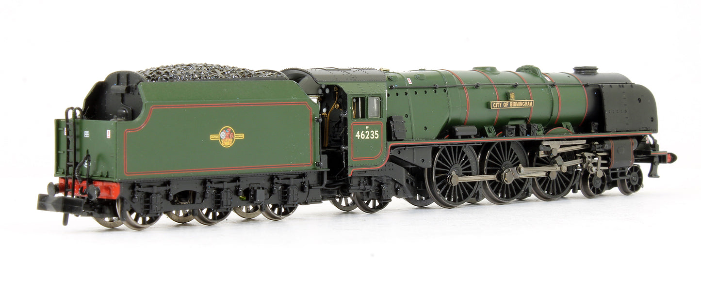Pre-Owned 372-182 Princess Coronation Class 46235 'City Of Birmingham' BR Green Late Crest Steam Locomotive