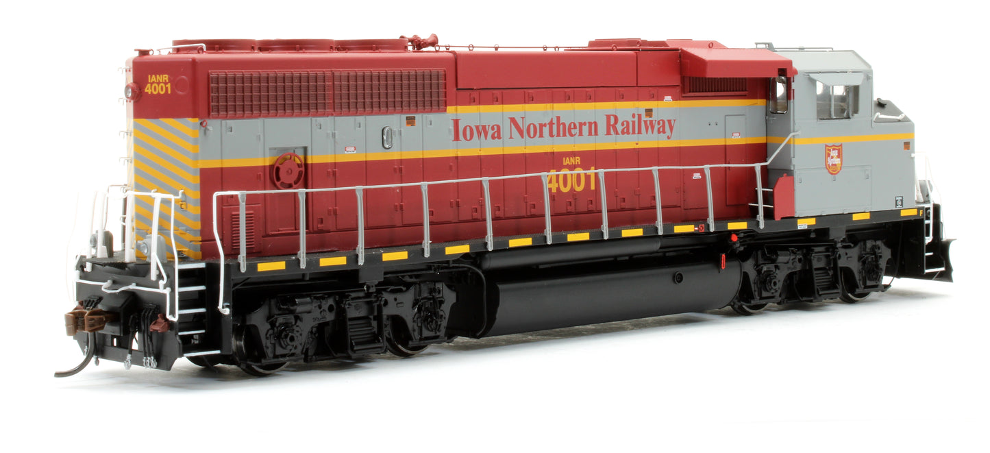 Pre-Owned Genesis GP40-2L Diesel Locomotive Iowa Northern Railroad #4001 - DCC Sound
