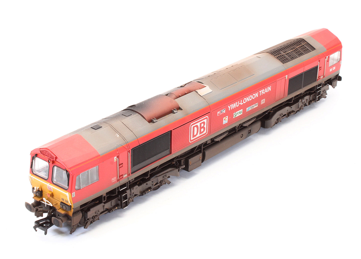 Pre-Owned Class 66136 DB Cargo 'Yiwu-London Train' - Custom Weathered - DCC Sound - Exclusive Edition