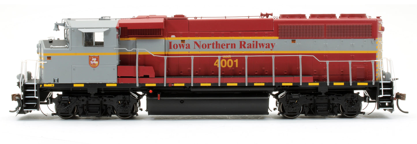 Pre-Owned Genesis GP40-2L Diesel Locomotive Iowa Northern Railroad #4001 - DCC Sound