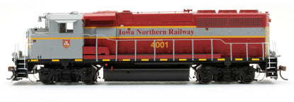 Pre-Owned Genesis GP40-2L Diesel Locomotive Iowa Northern Railroad #4001 - DCC Sound