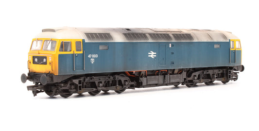 Pre-Owned Class 47/0 47003 BR Blue Diesel Locomotive - Custom Weathered Exclusive Model