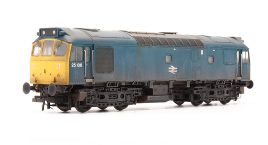 Pre-Owned 32-346 Class 25/2 25106 BR Blue Diesel Locomotive - Custom Weathered