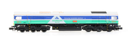 Pre-Owned Class 66711 GBRf Aggregate Industries Diesel Locomotive - Exclusive Edition