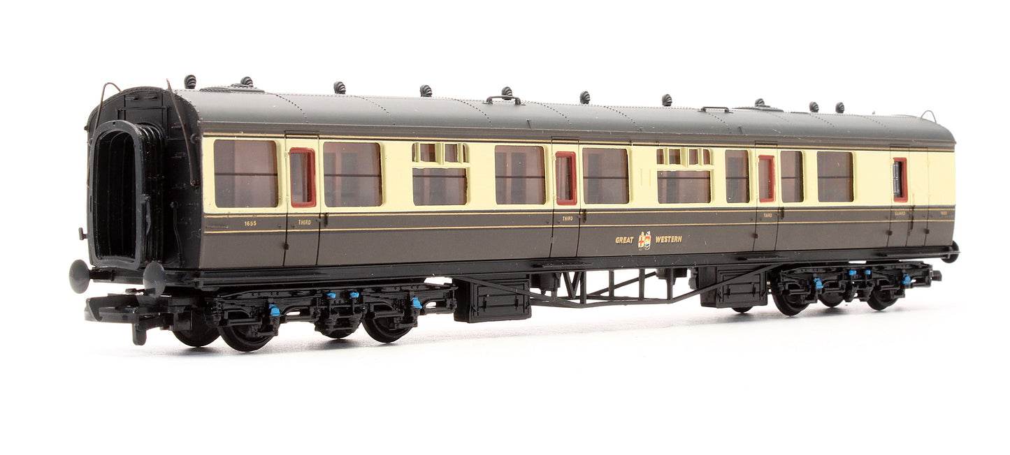 Pre-Owned 34-075 Collett 60' 3rd Brake GWR Chocolate & Cream '1655'