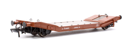 LNER / LMS 25T Machine Wagons LOWMAC 'EP' No.E260885 - BR Bauxite with Load