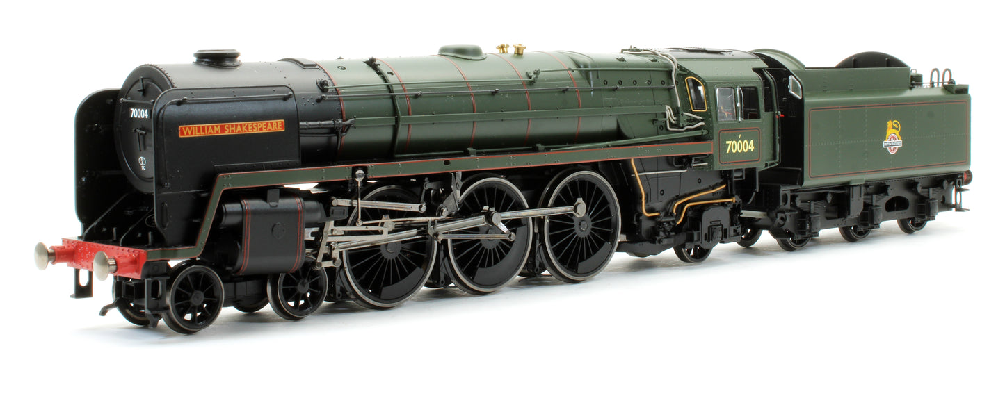 Pre-Owned R3096 BR 4-6-2 Britannia Class 'William Shakespeare' 70004 Steam Locomotive - Golden Arrow Boat Train Limited Edition