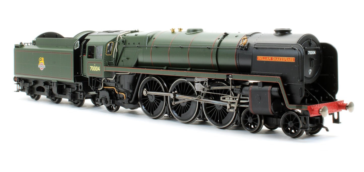 Pre-Owned R3096 BR 4-6-2 Britannia Class 'William Shakespeare' 70004 Steam Locomotive - Golden Arrow Boat Train Limited Edition
