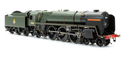 Pre-Owned R3096 BR 4-6-2 Britannia Class 'William Shakespeare' 70004 Steam Locomotive - Golden Arrow Boat Train Limited Edition
