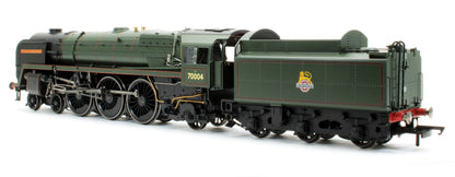 Pre-Owned R3096 BR 4-6-2 Britannia Class 'William Shakespeare' 70004 Steam Locomotive - Golden Arrow Boat Train Limited Edition