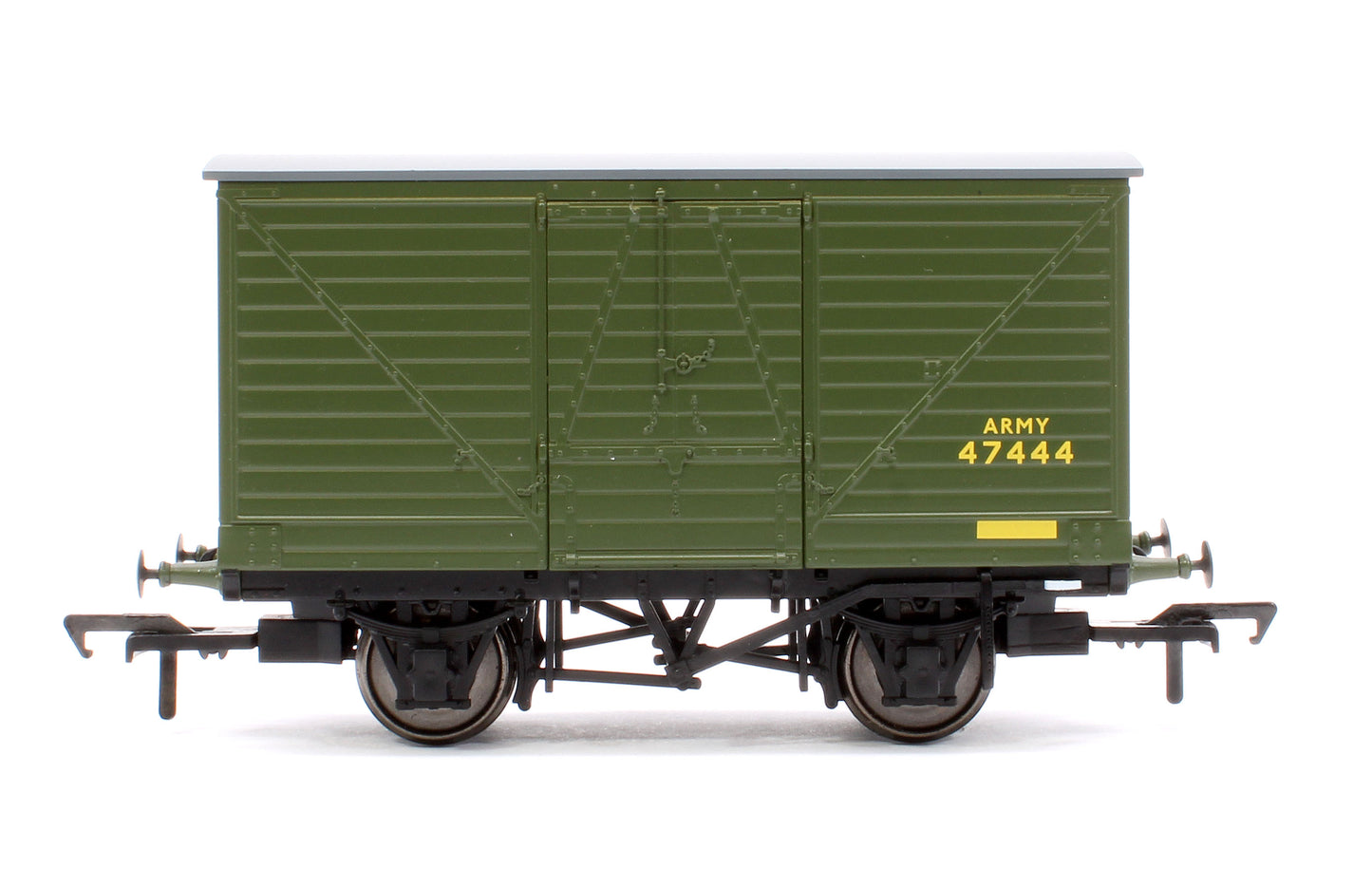 LNWR D88 10T Covered Van, Army Green No.47444