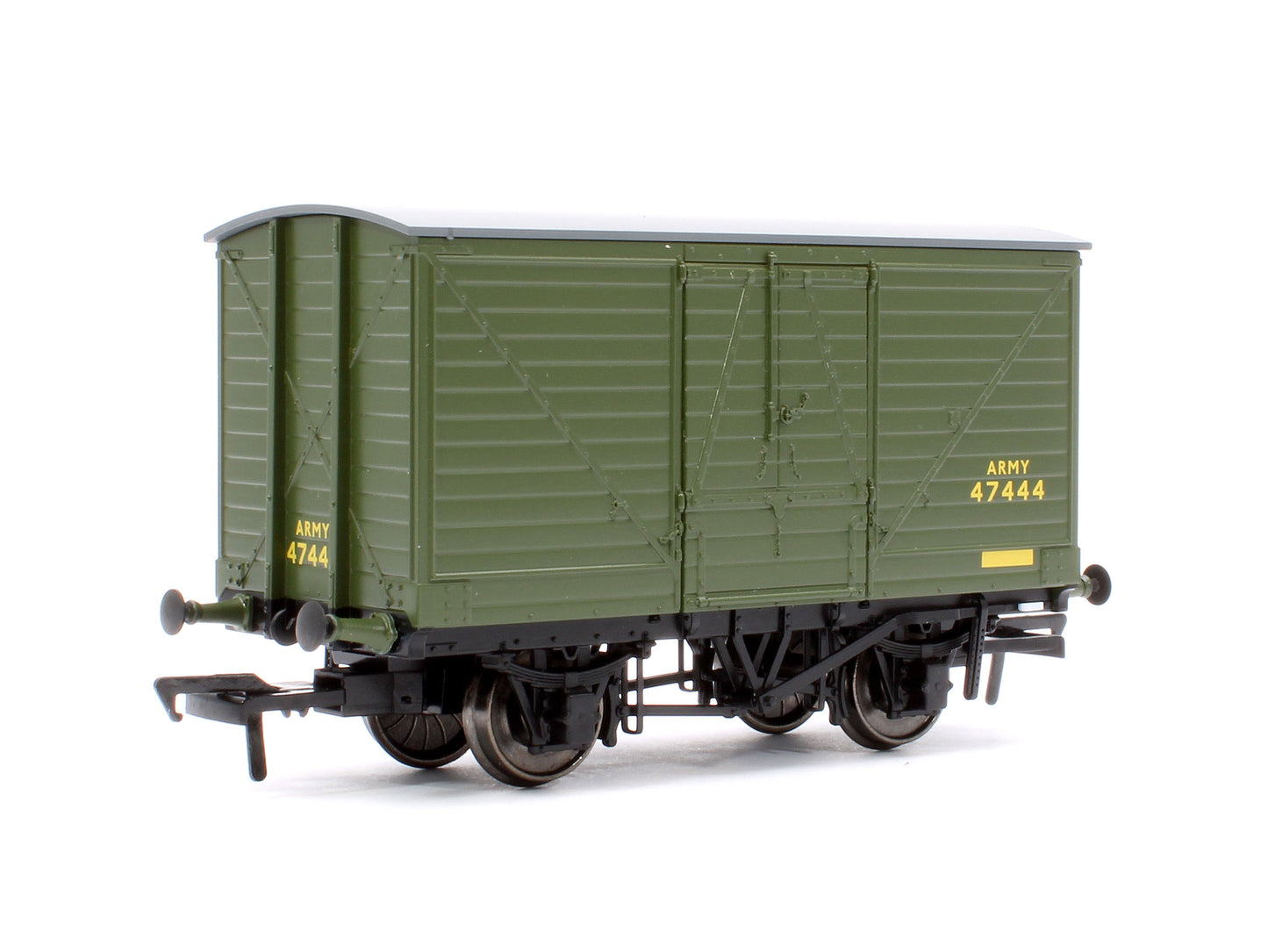 LNWR D88 10T Covered Van, Army Green No.47444