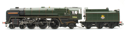 Pre-Owned R3096 BR 4-6-2 Britannia Class 'William Shakespeare' 70004 Steam Locomotive - Golden Arrow Boat Train Limited Edition