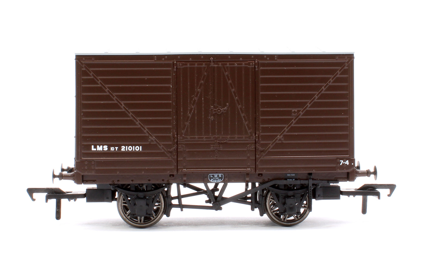 LNWR D88 10T Covered Van, LMS Bauxite (Post-1936) No.210101