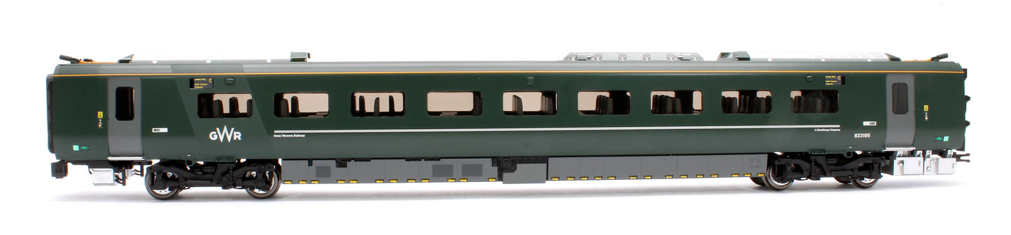 Class 802/1 GWR Coach 4 Pack 837101, 836101, 834101 & 833101