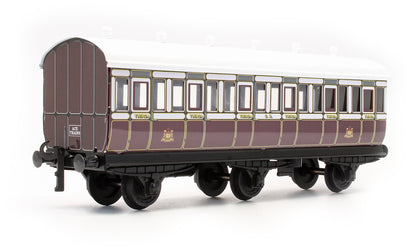 Pre-Owned Set 7 Set Of 3 Caledonian Railway Plum & White Passenger Coaches