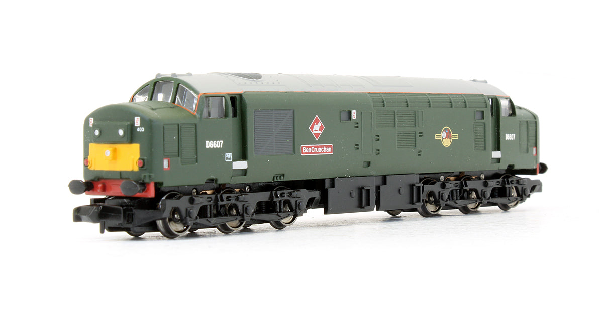 Pre-Owned Class 37/4 'Ben Cruachan' D6607 BR Green Diesel Locomotive