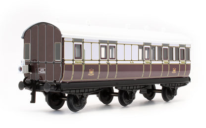 Pre-Owned Set 7 Set Of 3 Caledonian Railway Plum & White Passenger Coaches