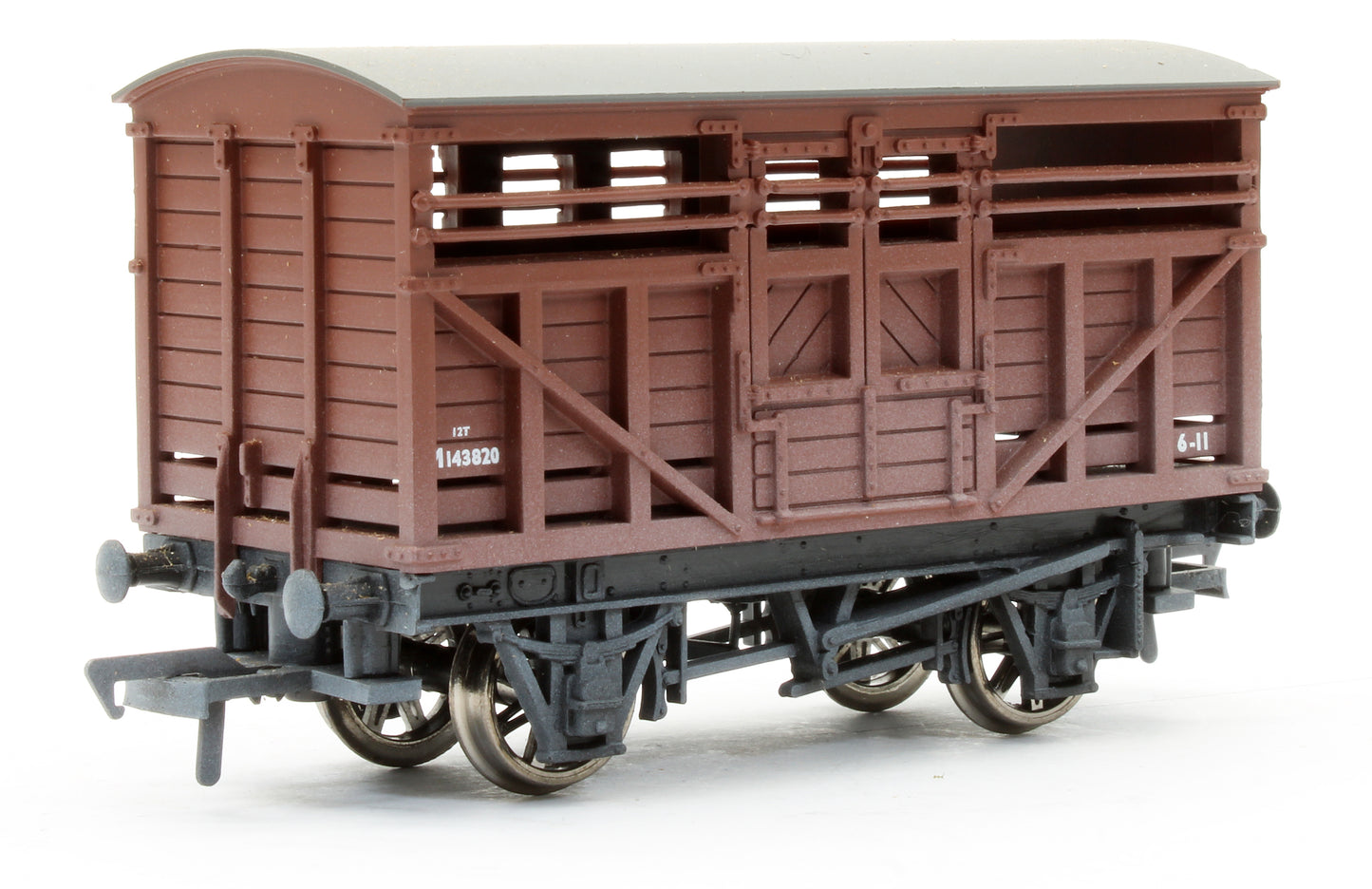 Pre-Owned 33-655B Cattle Wagon M143820 in BR Brown Livery - Weathered