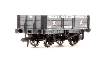 Pre-Owned 37-027 5 Plank Steel Floor Wagon 'Penderyn Limestone Quarries' No.336