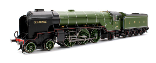 LNER Thompson Class A2/3 4-6-2 LNER Apple Green 'Airborne' 511 Steam Locomotive