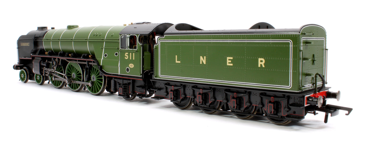 Hornby R3974 LNER Thompson Class A2 3 4 6 2 LNER Apple Green Rails hornby-r3974-lner-thompson-class-a2-3-4-6-2-lner-apple-green-rails