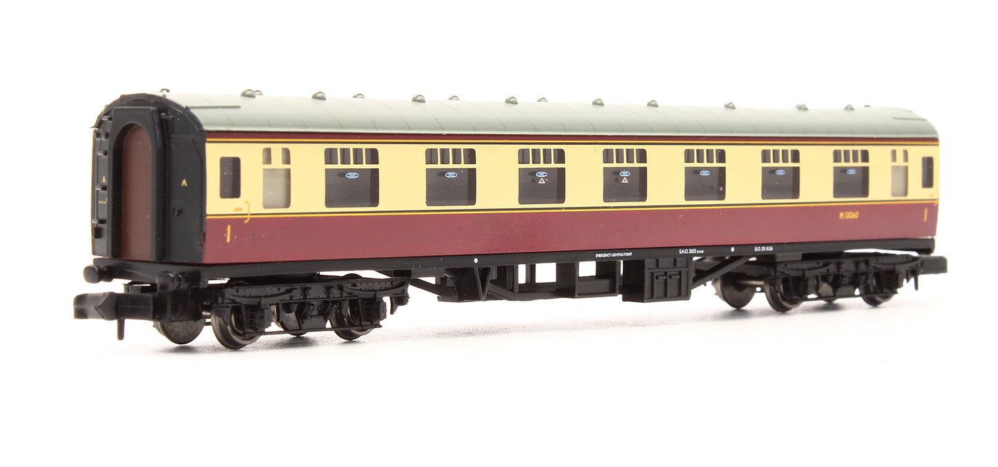 Pre-Owned 374-150B MK1 FK First Corridor Coach BR Crimson & Cream 'M13060'
