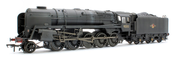 Custom Weathered BR Standard 9F with BR1F Tender 92212 BR Black (Late Crest)